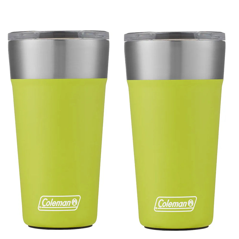 Kit com 2 Copos Térmicos com Tampa 600ml Light Green Coleman